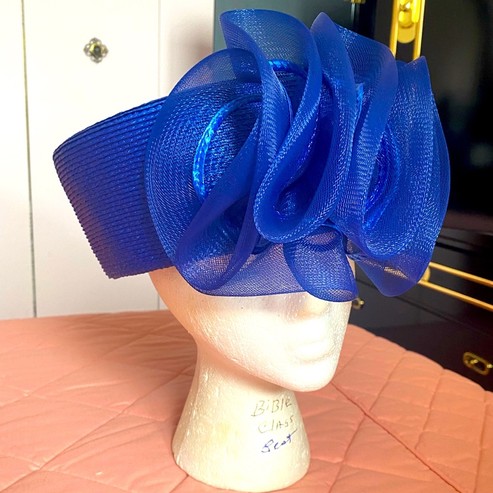 Church Hat - Royal Blue
